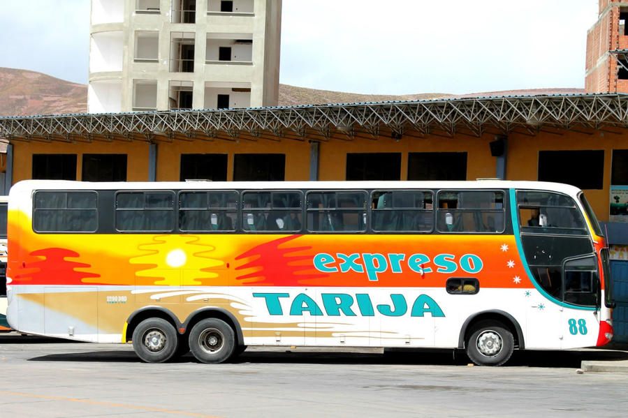 Автобус маршрута Потоси — Тариха Потоси, Боливия