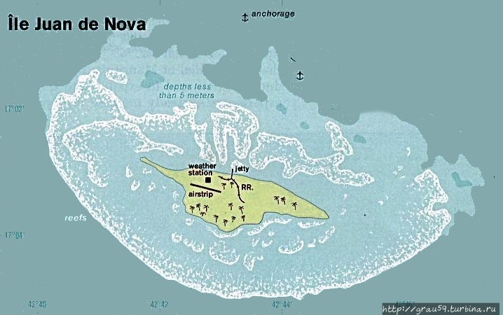 Парусники острова Жуан-ди-Нова Жуан-ди-Нова, Французские Южные и Антарктические территории