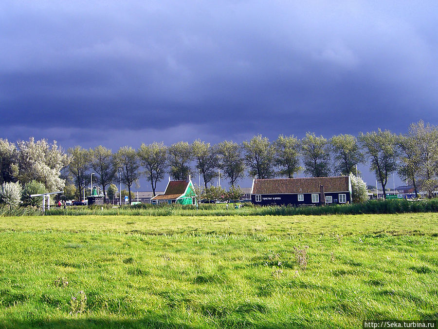 Два в одном: и музей, и деревня Зансе-Сханс, Нидерланды