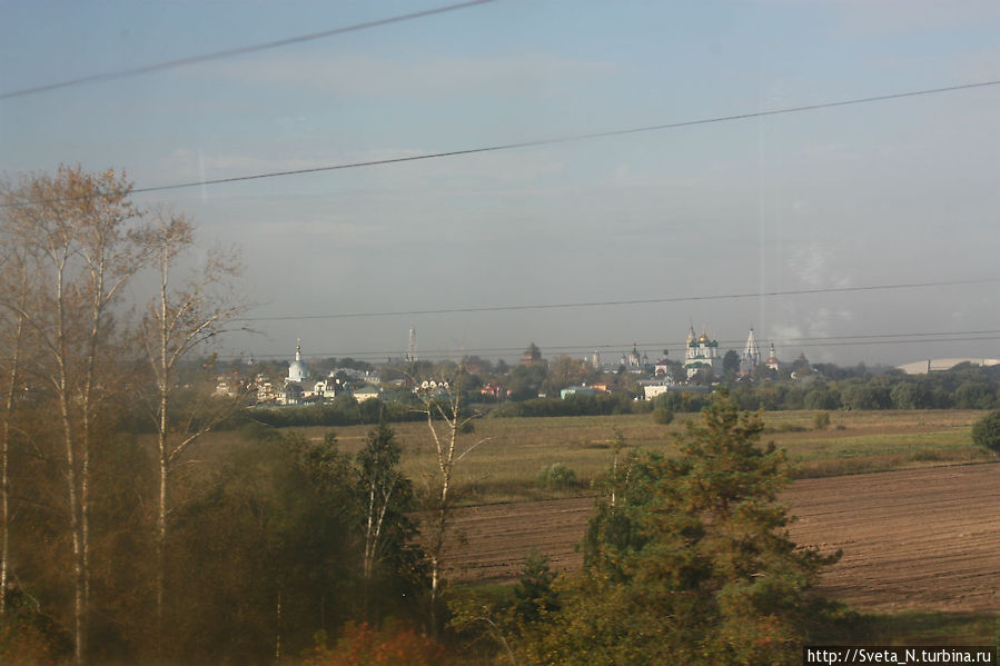 Вид из электрички на Коломну Рязанская область, Россия