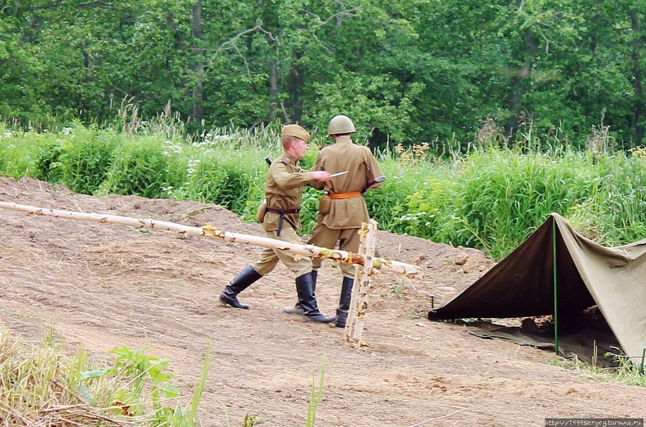 Военно-исторический фестиваль «Бой за переправу» Сосновый Бор, Россия