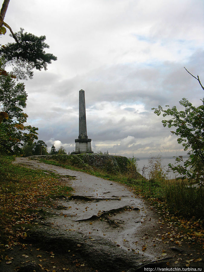 Ливень в Монрепо Выборг, Россия