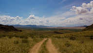 На следующий день мы отправились к Священной горе, на самую границу с Монголией.