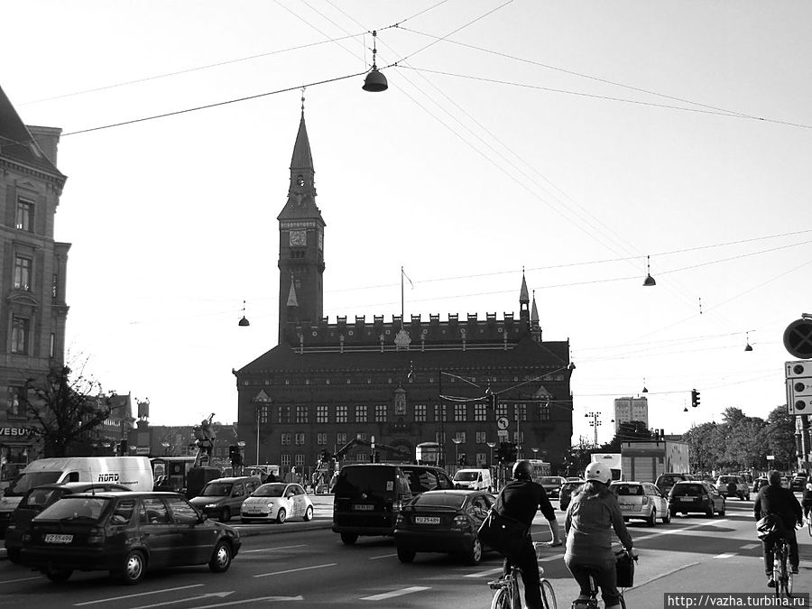 Центр города. Ратушная площядь Копенгаген, Дания