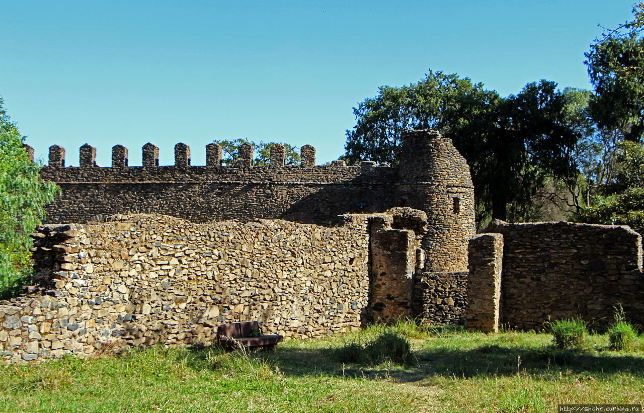 Фасил-Гебби крепость Гондер, Эфиопия