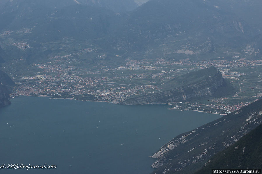 Озеро Гарда — гора Монте Бальдо Мальчезине, Италия