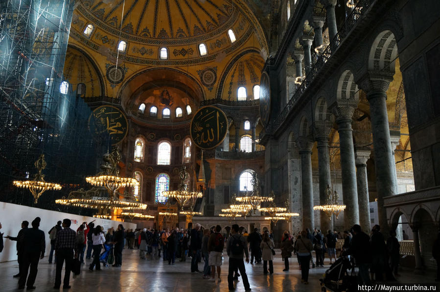 Огни       Святой    Софии... Стамбул, Турция