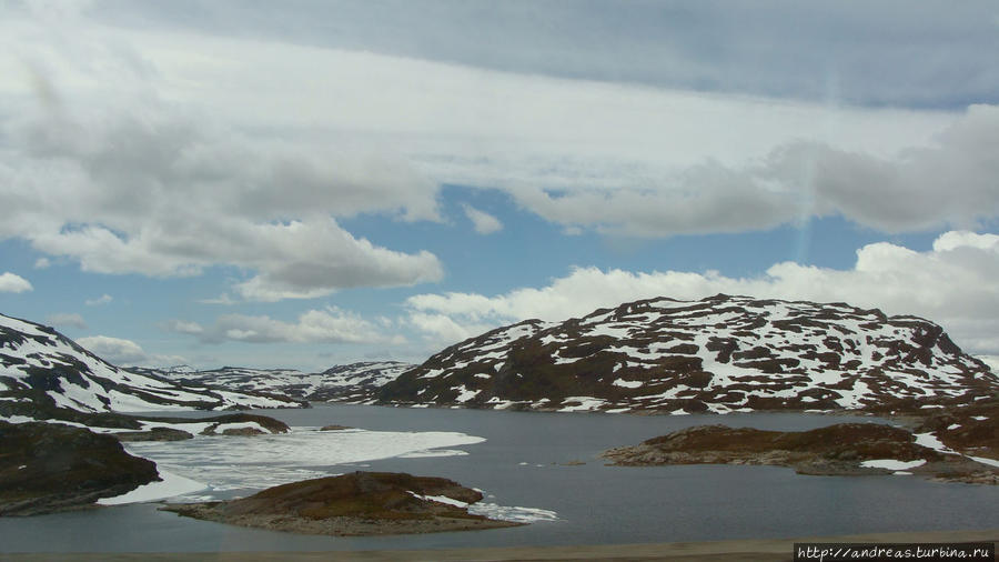 Ландшафт рядом с трассой Е-134 Норвегия