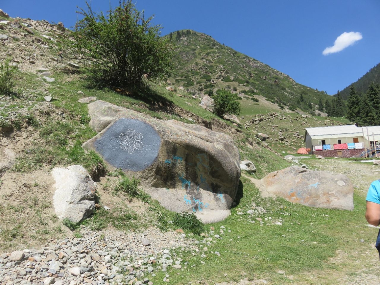 Горячие сероводородные минеральные источники Джылы-Cуу, Киргизия