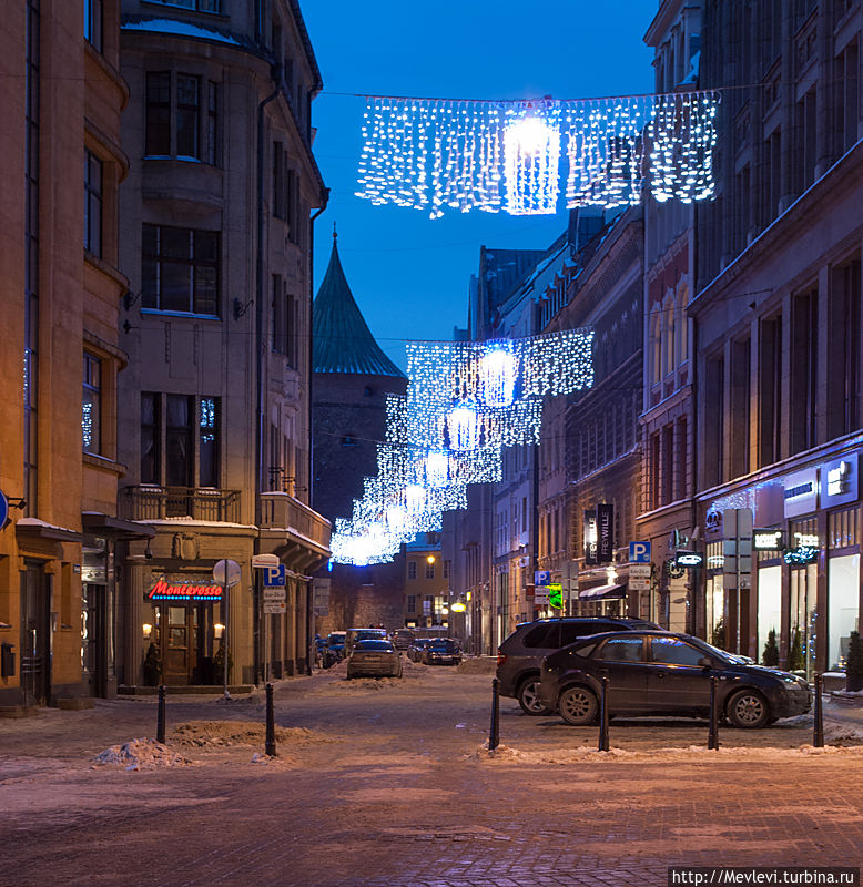 Рига под рождество Рига, Латвия