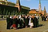 На Красной площади.
Москва, СССР, 1956 год. (Jacques Dupâquier)