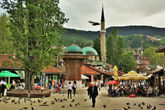 Самое сердце Сараево. Башчаршия и Фонтан  (Голубиная площадь)
