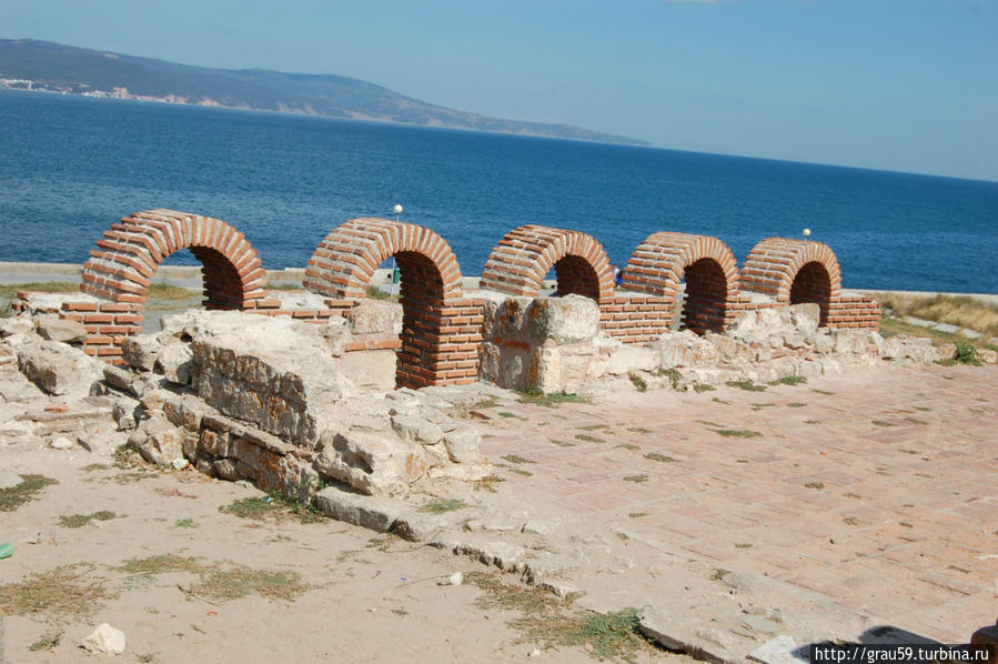 Старый Несебр. Рыбацкий город в море Несебр, Болгария