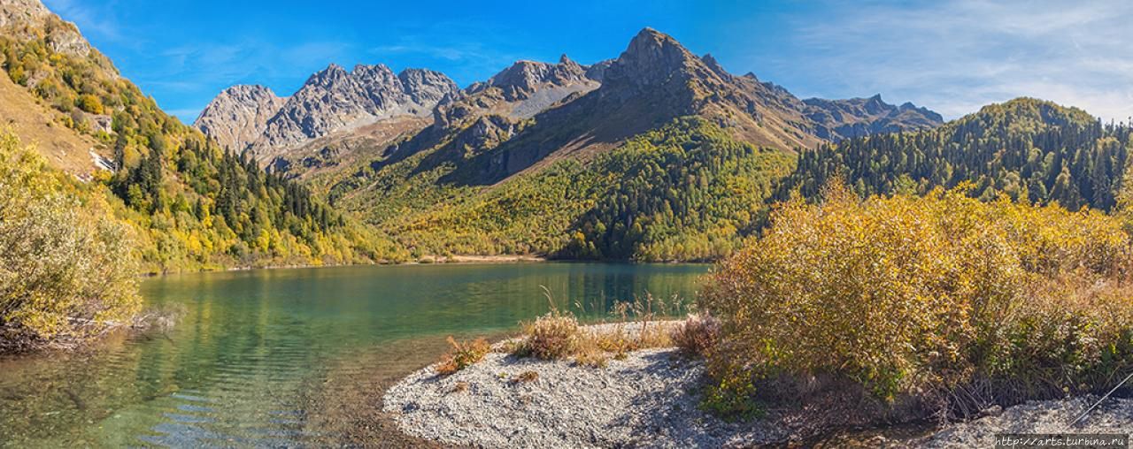 Озеро Кардывач - зеркальное сердце Кавказского заповедника