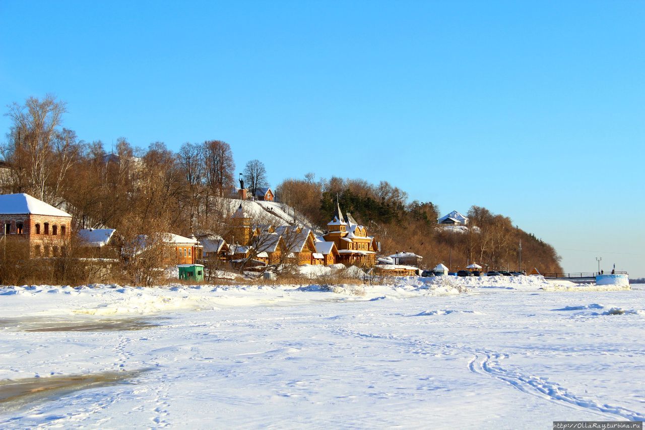 Городец. Март на Волге (альбом с пометками). Городец, Россия