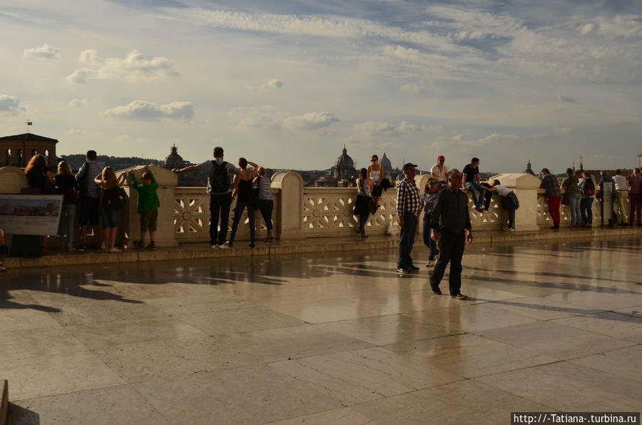 Алтарь Отечества и панорама. Рим, Италия