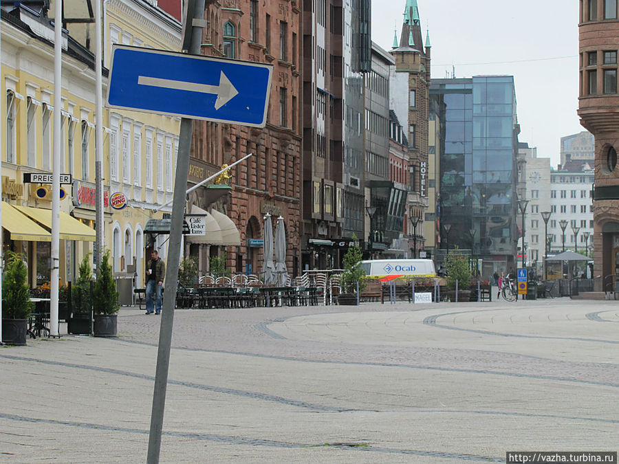 одна из центральных улиц Мальмо