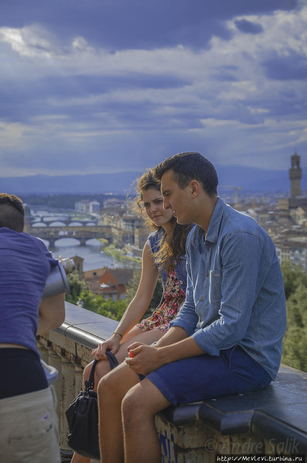 Италия, Флоренция. Площадь Микеланджело Флоренция, Италия