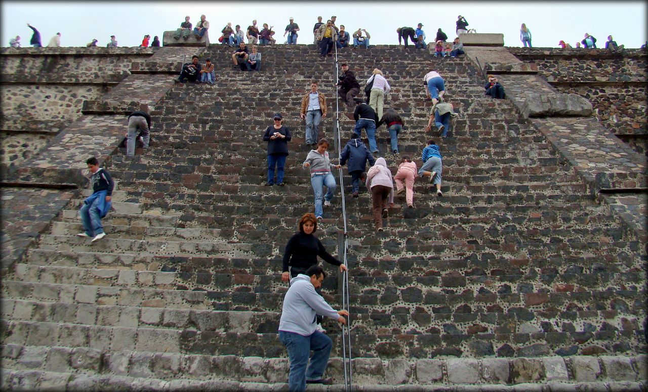 Большое путешествие по Мексике ч.2 — Теотиуакан и Дева Теотиуакан пре-испанский город тольтеков, Мексика