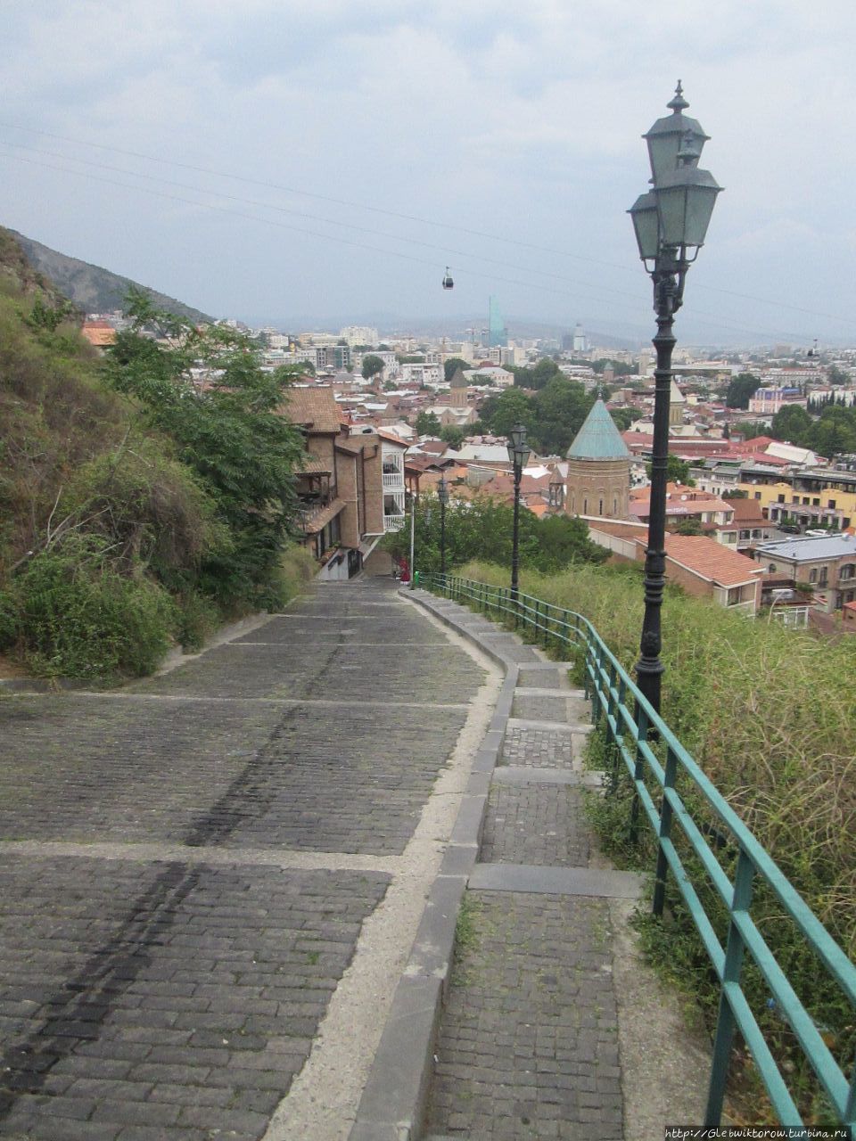 Прогулка по крепости Нарикала Тбилиси, Грузия