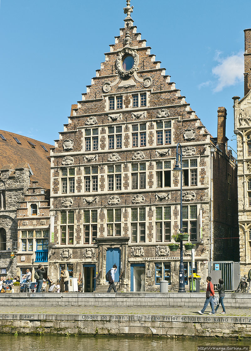 Набережная Граслей в Генте. Фото из интернета Гент, Бельгия