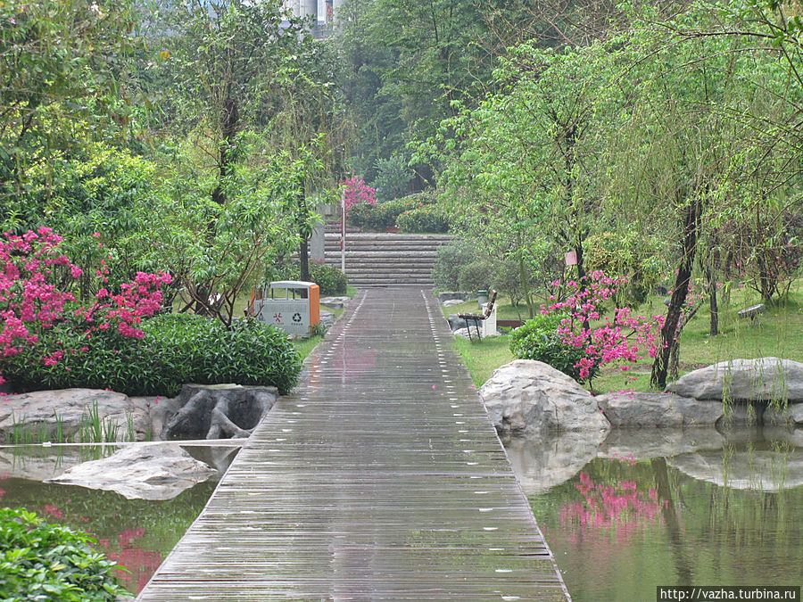 Прогулка по парку Гуанчжоу, Китай