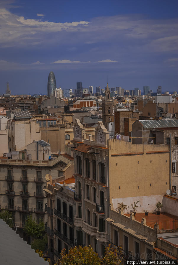 Свысока на Барселону Барселона, Испания