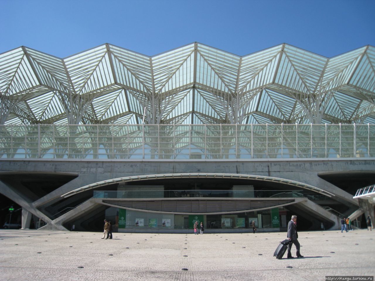 Железнодорожный вокзал Ориент Лиссабон, Португалия