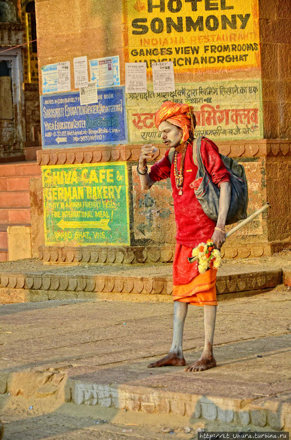 Варанаси. Набережная Ганги Дели, Индия