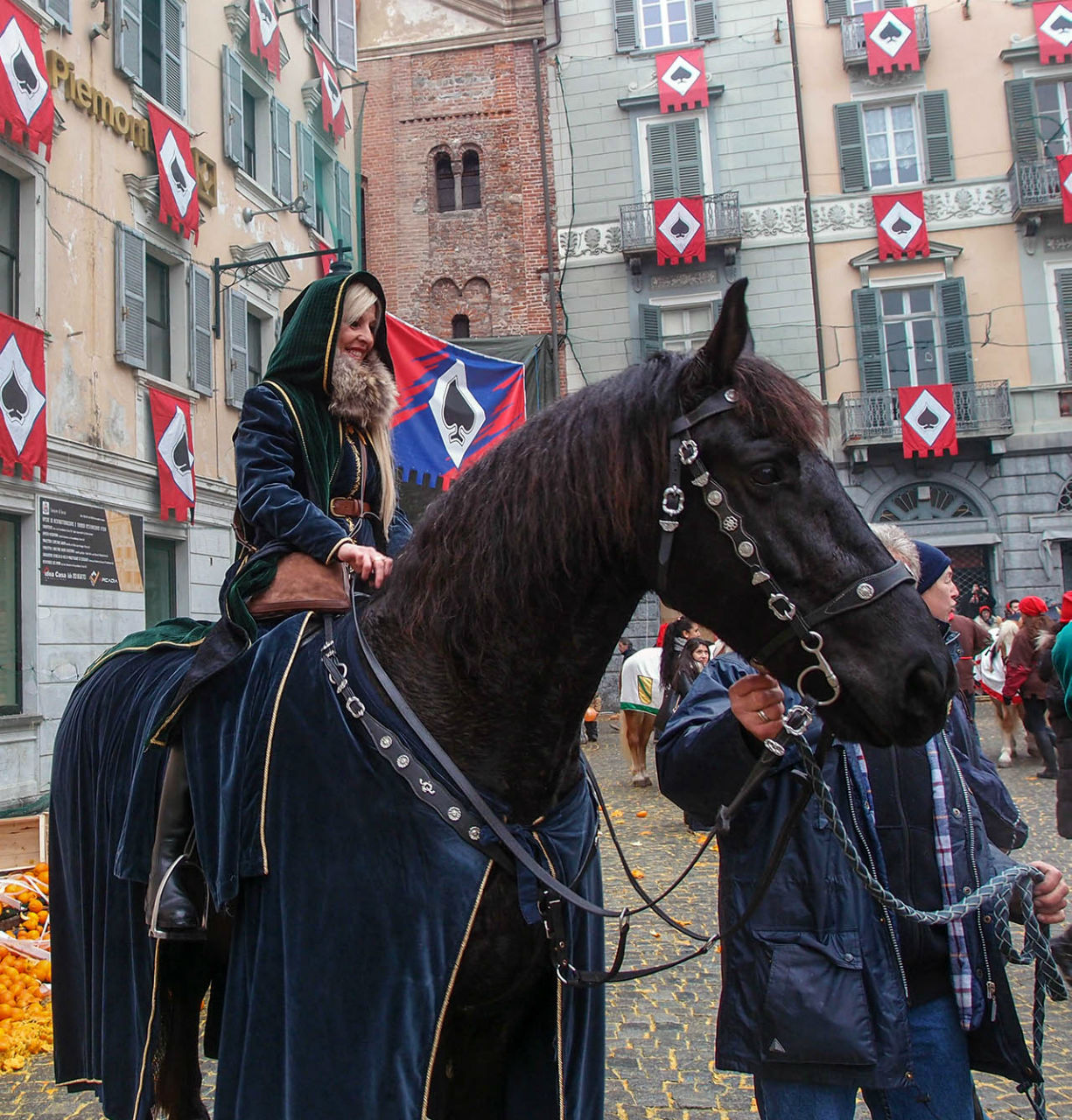 Ивреа перед боем Ивреа, Италия