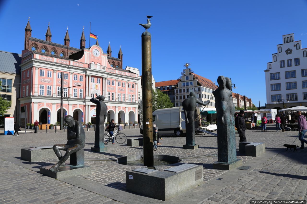 Немецкий город со славянским названием Росток, Германия