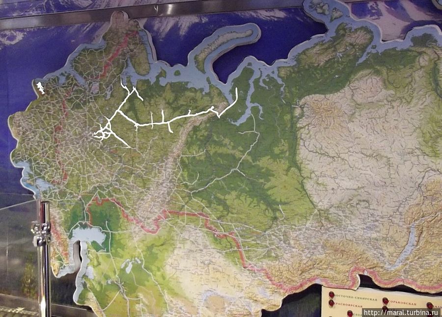 Северная железная дорога на карте Родины Ярославская область, Россия