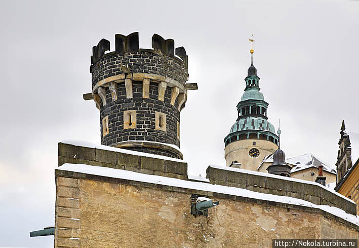 Замок Фридлант , более двухсот лет являющийся музеем Фридлант, Чехия