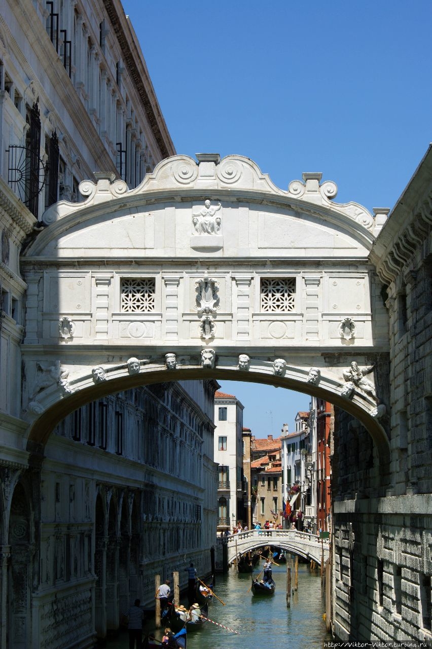 Мост Вздохов. Ponte dei Sospiri Венеция, Италия