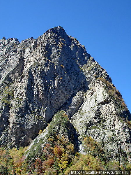 Вертикальная фото гора монах летом цей