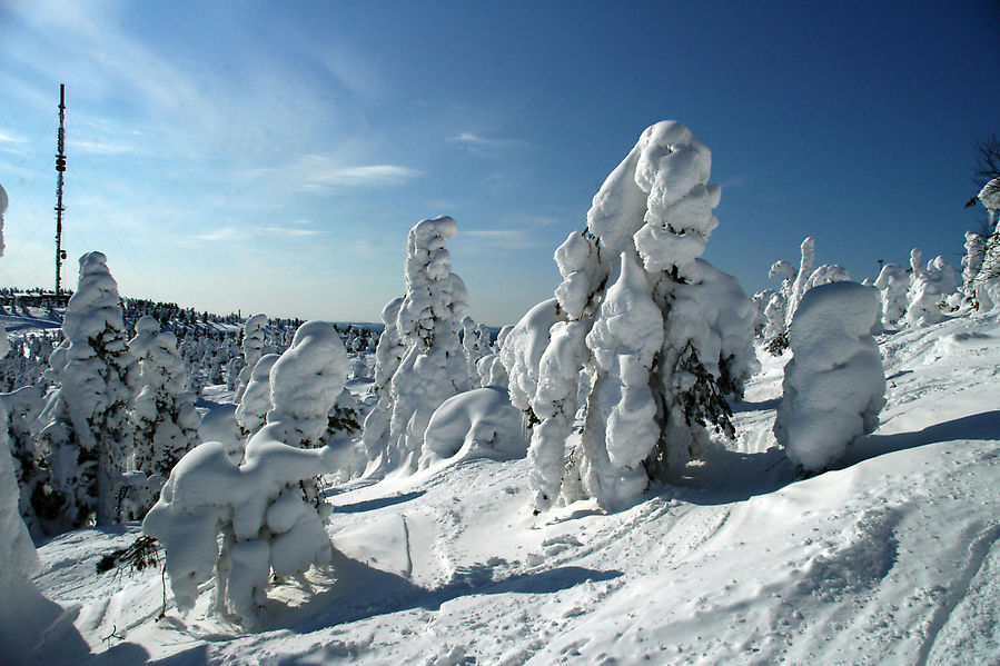 Замёрзшие великаны Рука, Финляндия