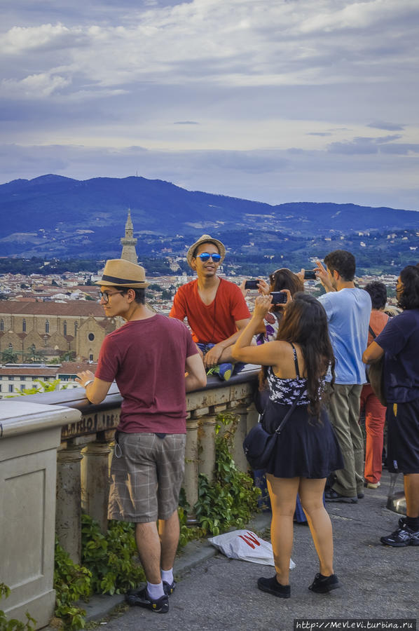 Италия, Флоренция. Площадь Микеланджело Флоренция, Италия