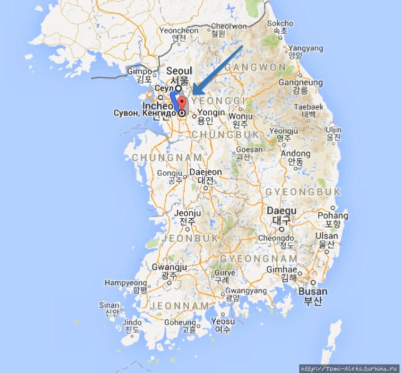 По пути к крепости Хвасон (Вокруг Южной Кореи ч9) Сувон, Республика Корея