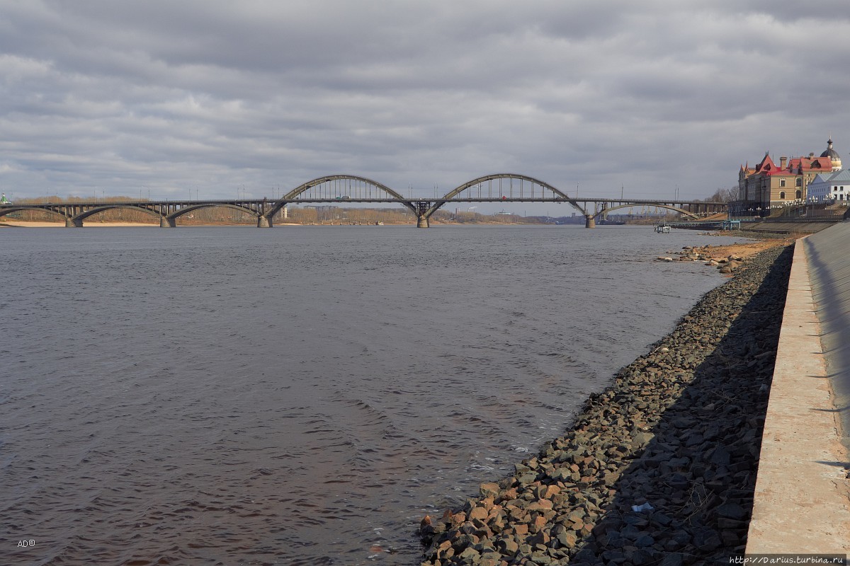 Золотое кольцо — Рыбинск — набережная Рыбинск, Россия