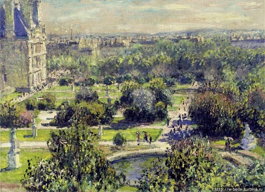 Тюильри, Клод Моне, 1876г. Париж, Франция