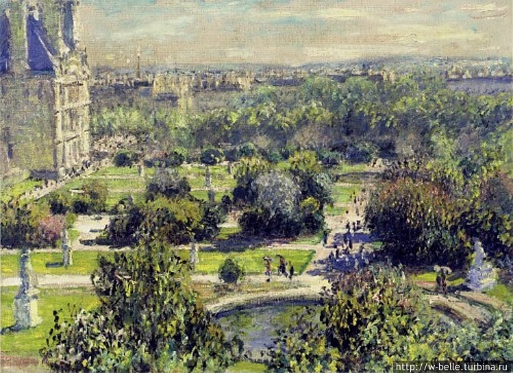 Тюильри, Клод Моне, 1876г