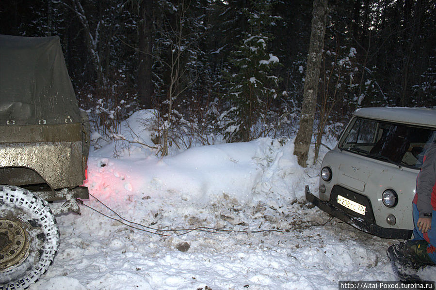 Буксировка буханки из лужи. Результатов не дала