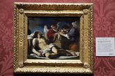 Умерший Иисус и два ангела. Итальянская школа живописи