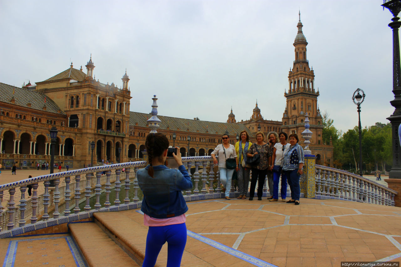 Севилья. Площадь Испании Севилья, Испания