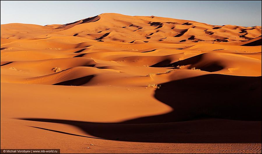 Пустыня Сахара в Марокко Марокко