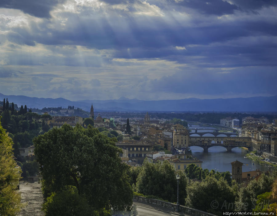 Италия, Флоренция. Площадь Микеланджело Флоренция, Италия