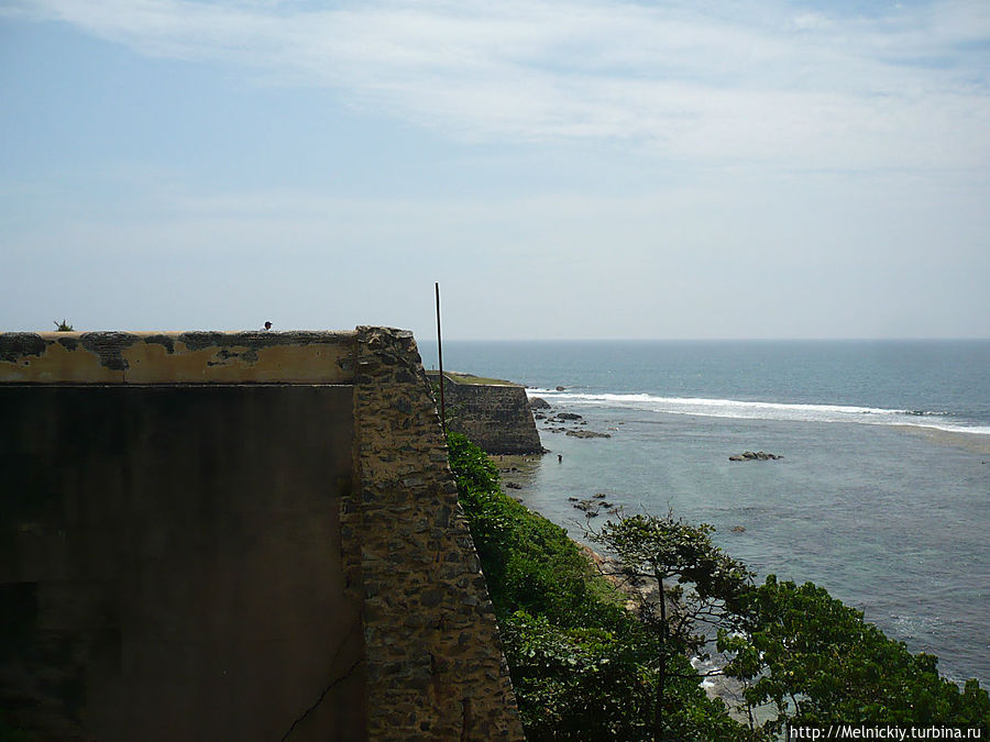 Старый форт на древней земле Галле, Шри-Ланка