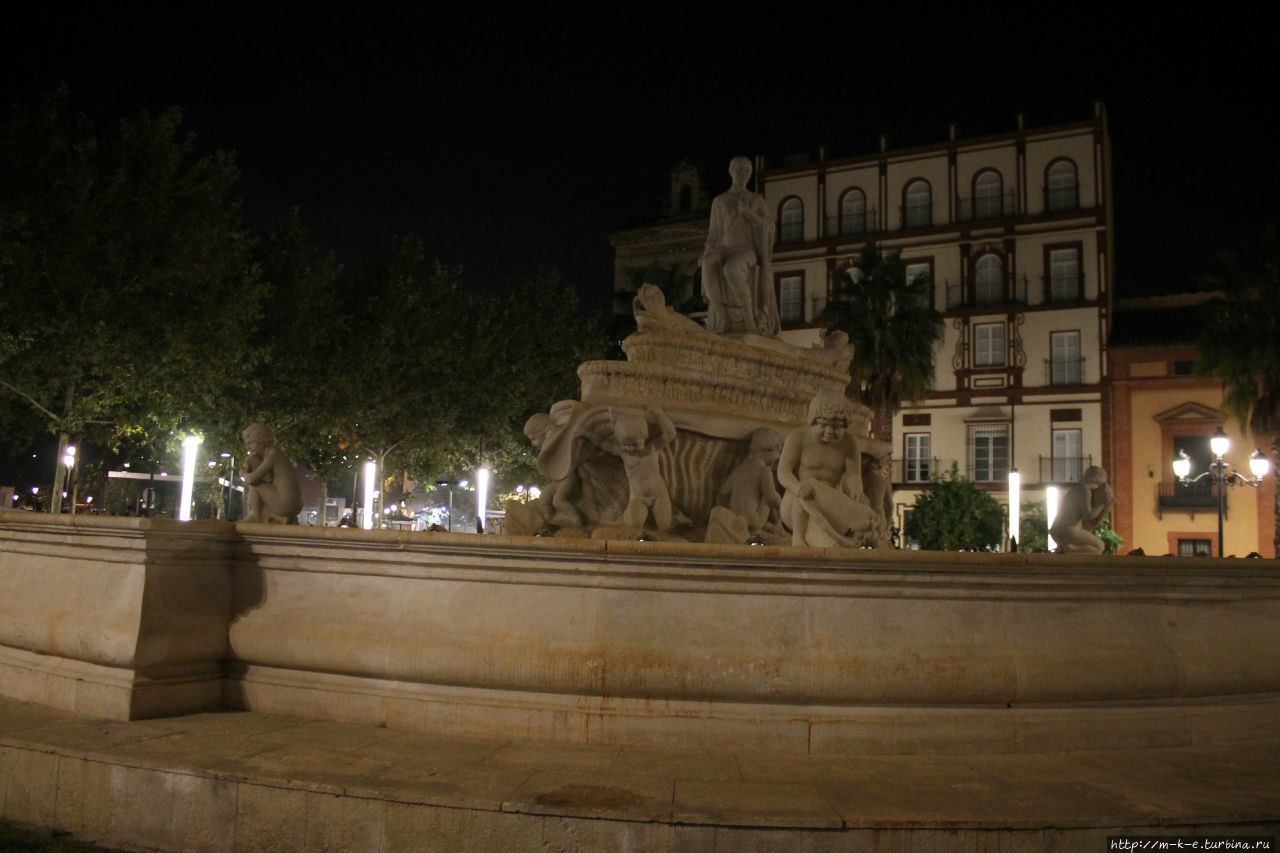 Ночная Севилья Севилья, Испания