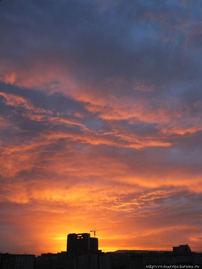 Очередной закат Красноярск, Россия