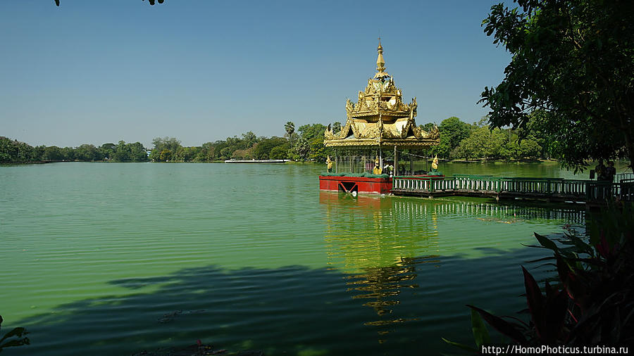 Королевское озеро Янгон, Мьянма